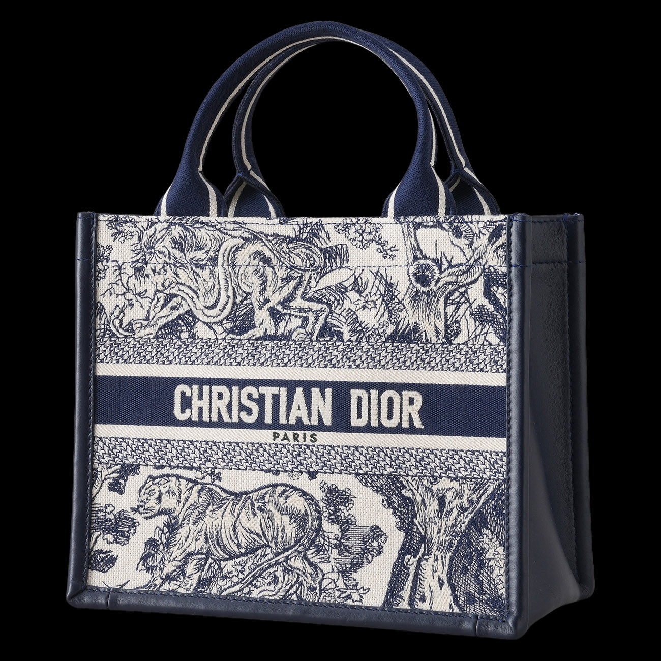 CHRISTIAN DIOR(USED)디올 M1325 레더 북토트 스몰